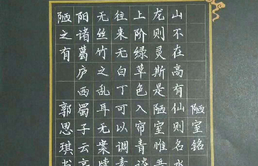 鋒格練字學(xué)員作品