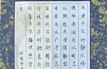 鋒格練字學(xué)員作品展示